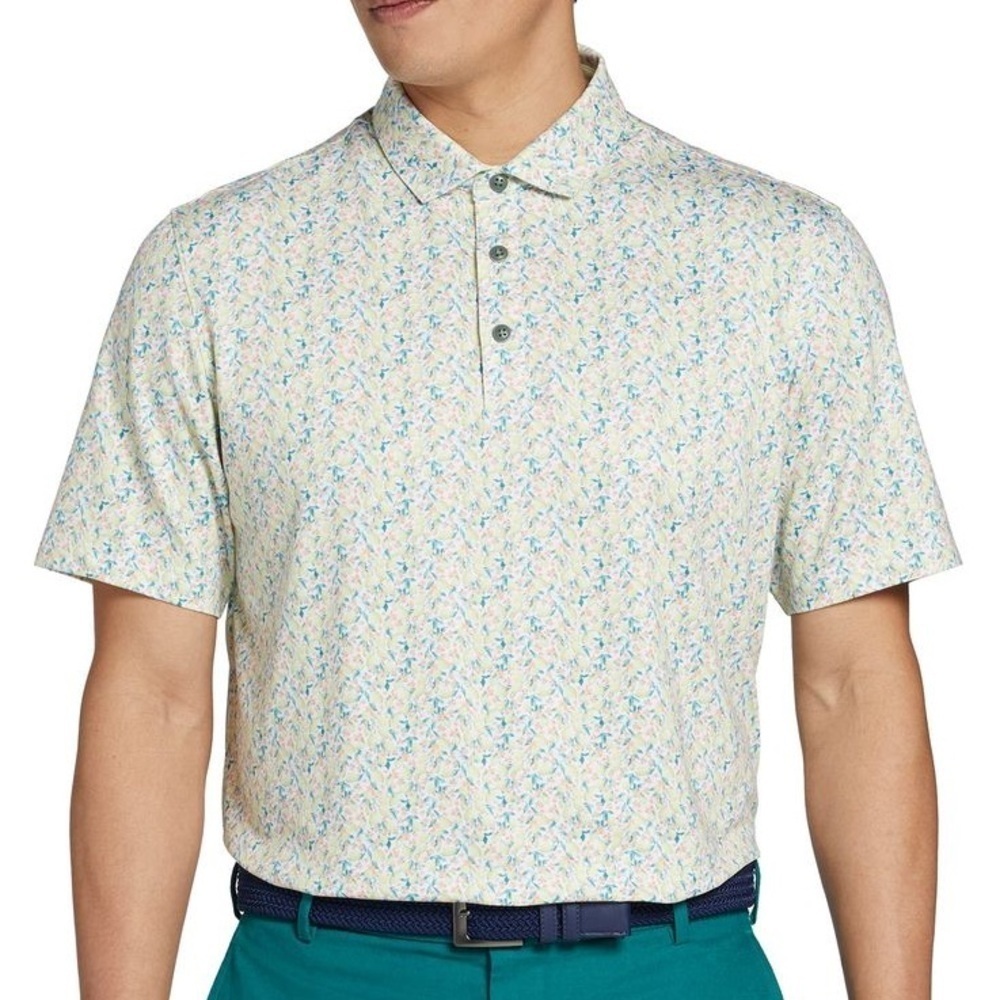 NWT Walter Hagen Men’s Clubhouse Polo in Fresco Lemon Sorbet in size Small